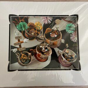 Disney "Mad Tea Party" Matted Poster
